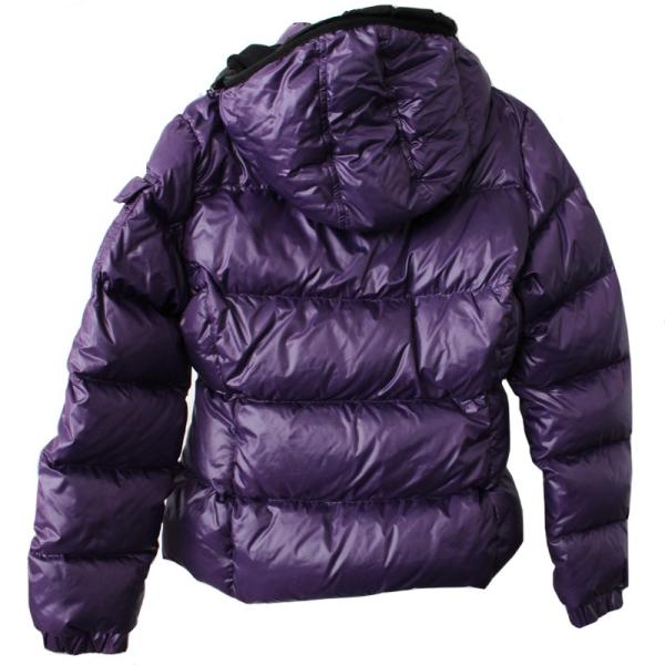 モンクレール ダウン ジャケット レディース 専門店 アウター ジャンパー ナイロン パープル 送料無料 サイズ0 約xs 中古 紫 Moncler アパレル