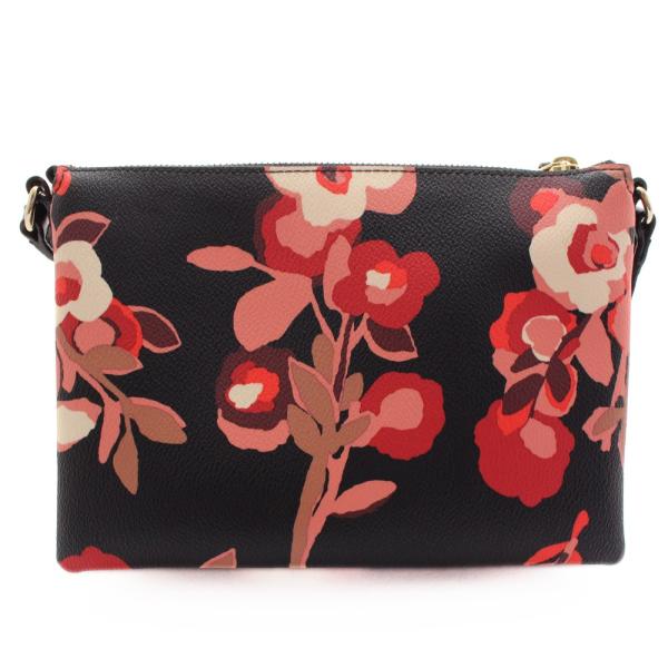 ケイトスペード 美品 ポシェット 花柄 ショルダーバッグ レディース Pvc 中古 ピンク ブラック Kate 送料無料 Spade
