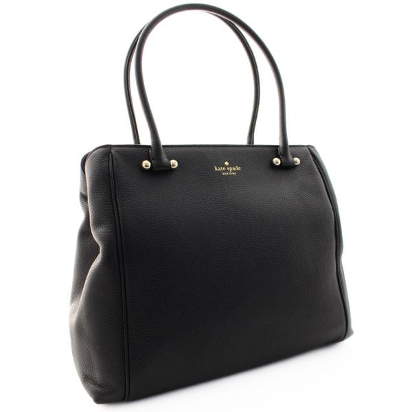 美品 ケイトスペード ロゴ ショルダーバッグ トートバッグ レディース 爆買い送料無料 型押しレザー 中古 ブラック Wkru3243 Kate Spade 送料無料
