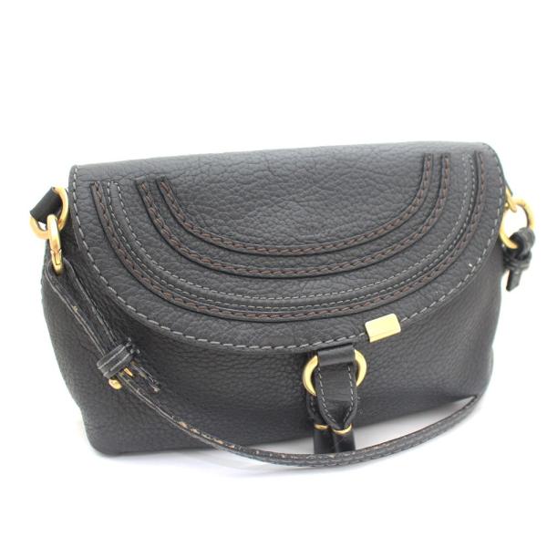 クロエ 1年保証 マーシー ミニ ショルダーバッグ レディース 送料無料 Chloe レザー 中古 ブラック