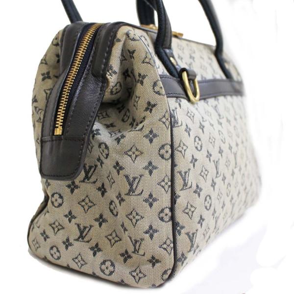 ルイ ヴィトン ジョゼフィーヌpm ミニボストンバッグ モノグラムミニ ハンドバッグ レディース Louis 上等 送料無料 Vuitton ブルー 中古 M949 キャンバス