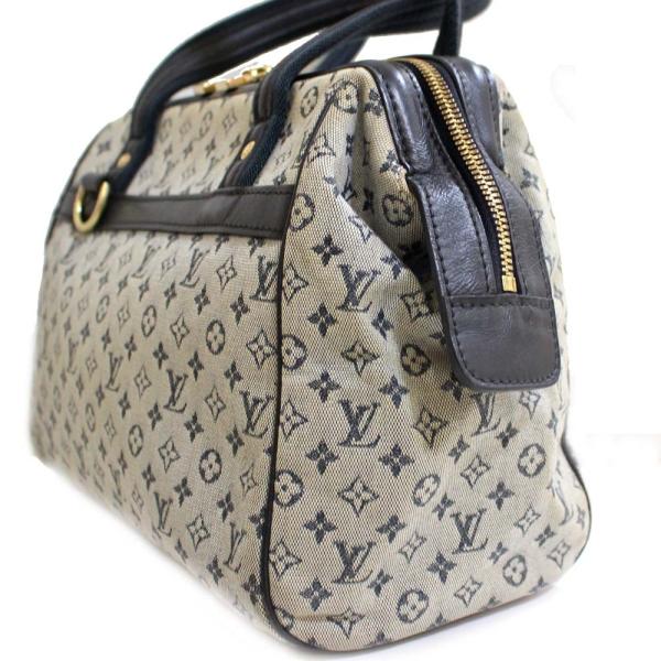 ルイ ヴィトン ジョゼフィーヌpm ミニボストンバッグ モノグラムミニ ハンドバッグ レディース Louis 上等 送料無料 Vuitton ブルー 中古 M949 キャンバス