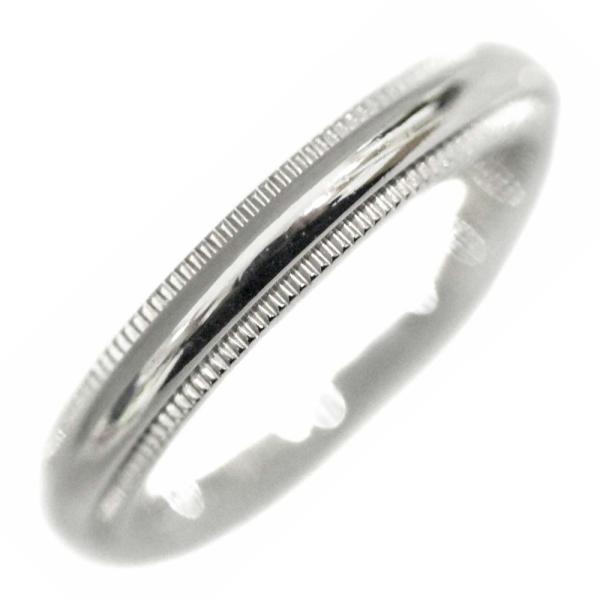 新品仕上げ済み ティファニー クラシック ミルグレイン バンドリング リング 指輪 7 5号 送料無料 プラチナ レディース 低価格 Tiffanyamp Co Pt950プラチナ 中古