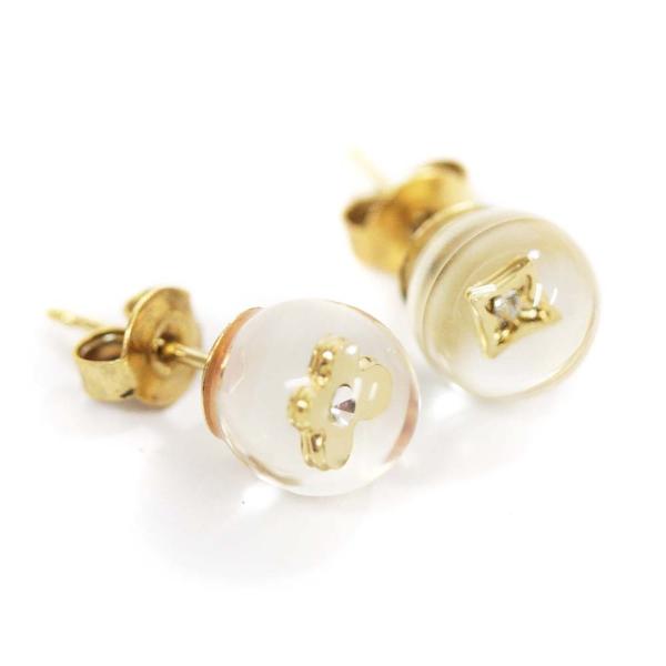 出産祝い LOUIS VUITTON キットブークル バブルピアス M65425 ピアス