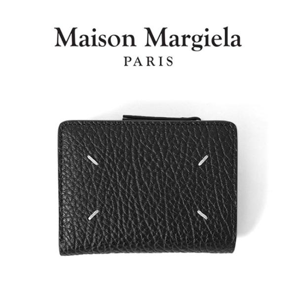 MaisonMargielaマルジェラ 二つ折り財布 グレインレザー golden-state_t01032301