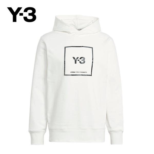 Y-3 ワイスリー スクエアラベルロゴ グラフィック プルオーバー