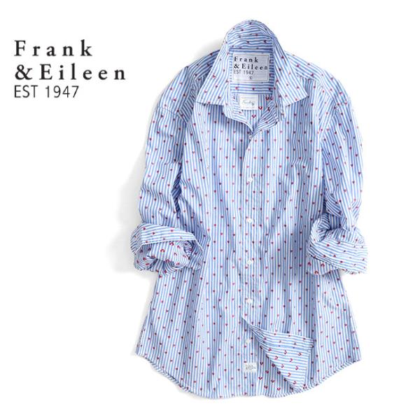 Frank&Eileen フランク&アイリーン FINBAR BWSH フィンバー ハート柄
