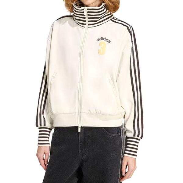 adidas originals アディダス オリジナルス ビンテージ BB TT ストライプ リブ トラックトップ KW2055 ジャージ 白 ホワイト レディース