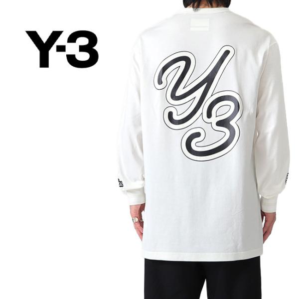 TIME SALE] Y-3 ワイスリー グラフィックロゴ ロンT IQ2146