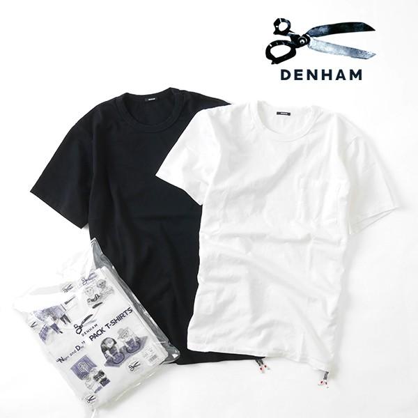 【限定】 DENHAM デンハム 2枚 パックT クルーネックTシャツ NIGHT&DAY PACK T-SHIRTS メンズ