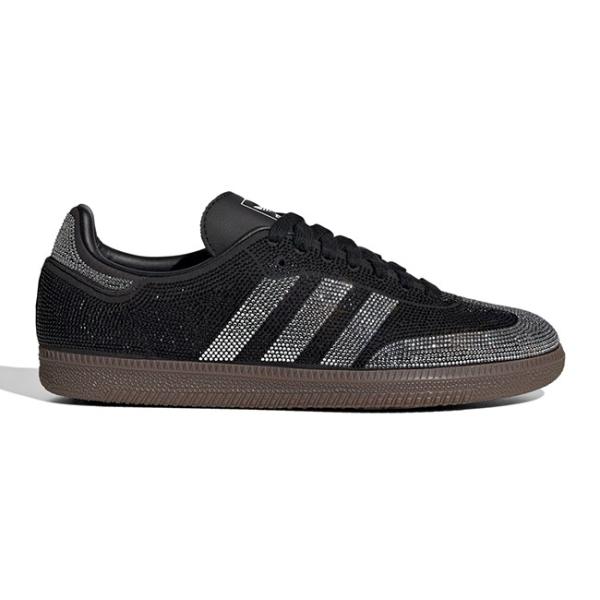 adidas originals アディダスオリジナルス SAMBA OG サンバ ラインストーン IH9052 黒 シルバー スニーカー シューズ レディース