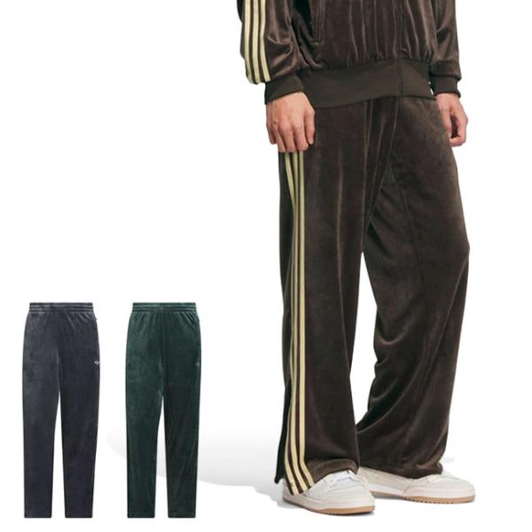 adidas×Beauty&Youth別注 ベロア ブラウン パンツ ゴールド adidas×Beauty&Youth別注 ベロア ブラウン パンツ ゴールド