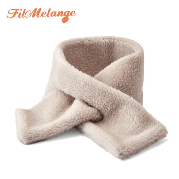 【美品】FilMelange フィルメランジェ BRENDA ウールボアマフラー FilMelange Filmelange フィルメランジェ BRENDA ブレンダ