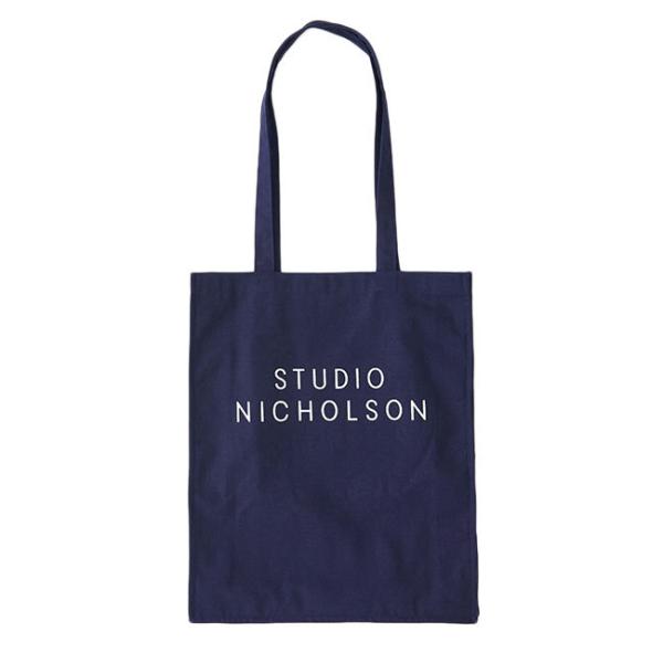 STUDIO NICHOLSON スタジオニコルソン コットンキャンバス ロゴ