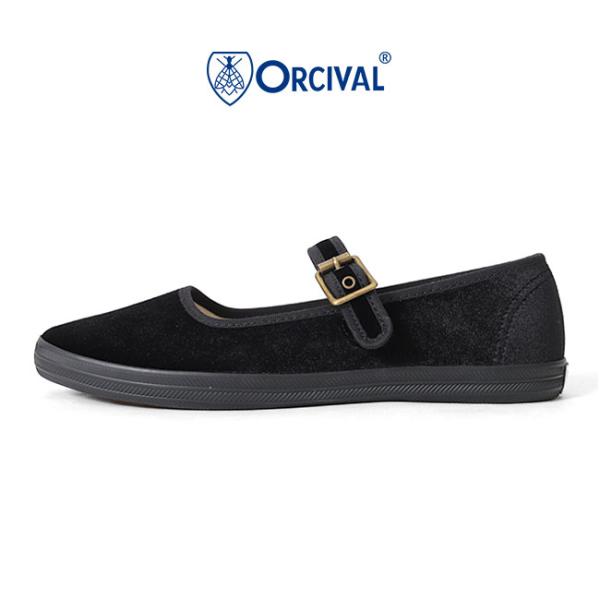 ORCIVAL オーシバル ベルベット ワンストラップシューズ OR-H0136 RVT