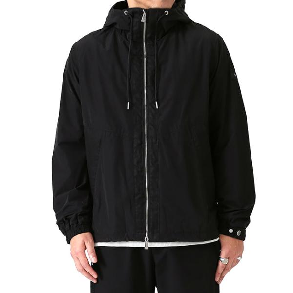 現行　2way　タトラス ナイロンジャケット フード ブラック 02 最 安値ファッション - 現行 2way タトラス ナイロンジャケット フード
