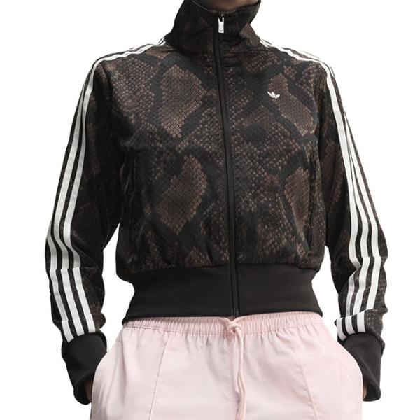  アディダス ダウンジャケット ベロア　総柄 ゴールド　L adidas originals アディダス オリジナルス サテン スネークプリント