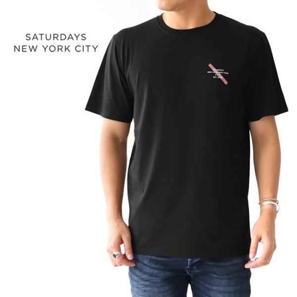 Saturdays NYC サタデーズ ニューヨークシティ スラッシュロゴTシャツ