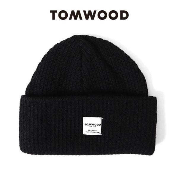 TOMWOOD �g���E�b�h �����E�[�� �j�b�g�L���b�v Wood Beanie 19330 �j�b�g�X �����Y ���f�B�[�X