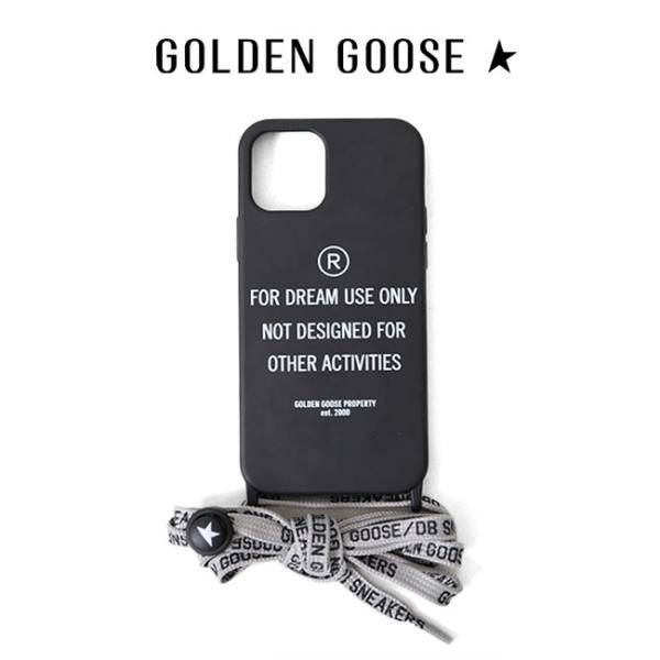 Golden  ゴールデングース ストラップ付 13proケース Golden Goose ゴールデングース ストラップ付き グラフィック