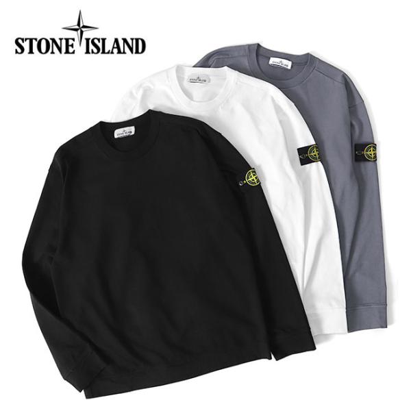 早い者勝ち❗️】stone island ロンTスウェットブラックL
