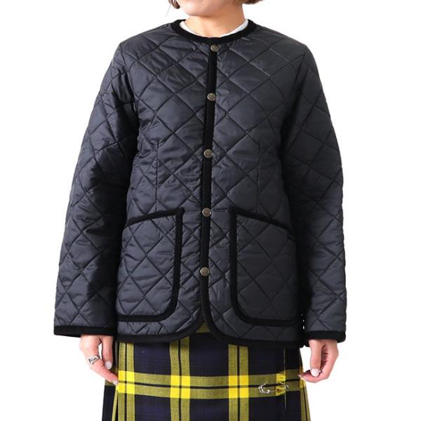 LAVENHAM ラベンハム ノーカラー キルティングジャケット SLJ2122 中綿