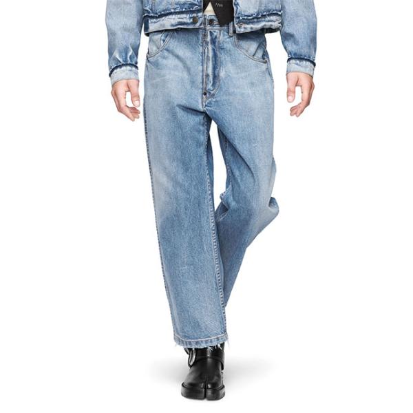 【11月限定特価】 maisonmargiela ストレートデニム 24ss Maison Margiela メゾンマルジェラ ストレートレッグ クロップド