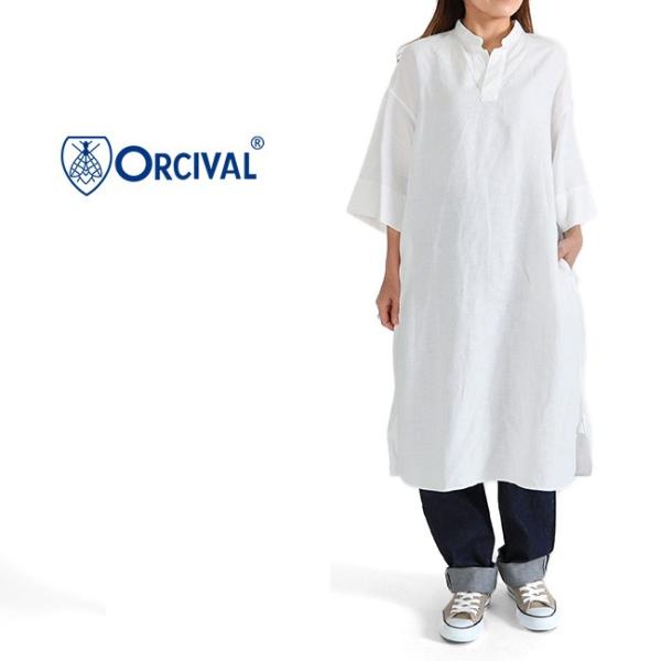 オーシバル　イエロー半袖シャツワンピース golden-state_t11041909