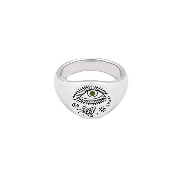 TOMWOOD × Guy Le Tatooer トムウッド ギ・ル・タトゥーア Butterfly Ring バタフライ リング 101621 指輪 ピンキー コラボ シルバー ダイヤモンド