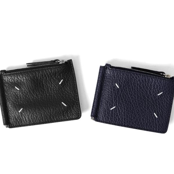 ⭐️未使用⭐️　メゾンマルジェラ　マネークリップ　小銭入れ付き　レザー　黒 未使用 メゾンマルジェラ マネークリップ 小銭入れ付き レザー