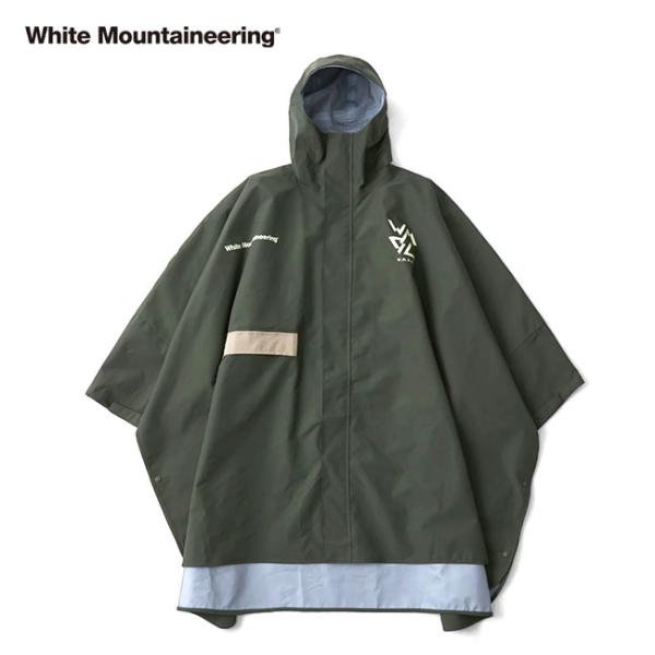 White Mountaineering × KiU ホワイトマウンテニアリング キウ コラボ オーバーサイズ 3レイヤー ポンチョ  BC2273203 カッパ レインコート メンズ