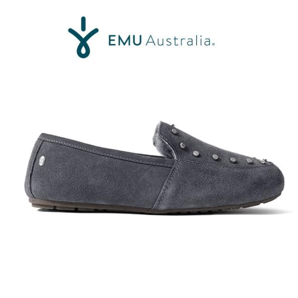emu Australia エミューオーストラリア モカシン ムートン ブラック