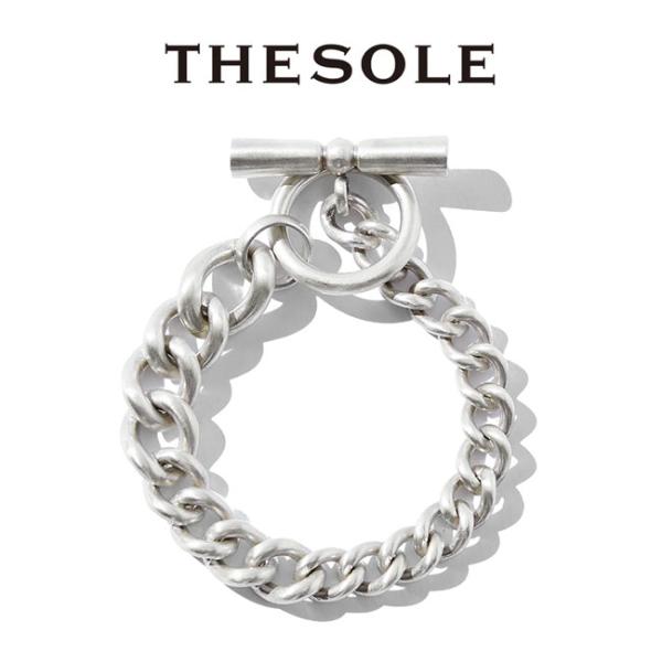 THE SOLE ザ ソール GRADAZIONE シルバー チェーンブレスレット メンズ