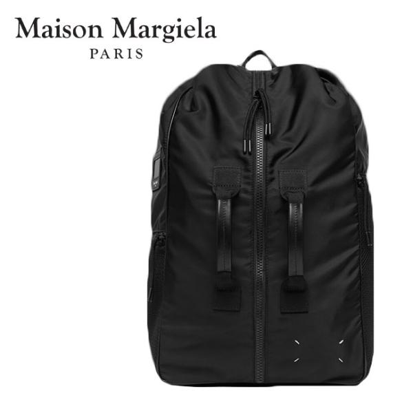 Maison Margiela シンプルなブラックバックパック メゾン・マルジェラ(Maison Margiela) リュック・バックパック
