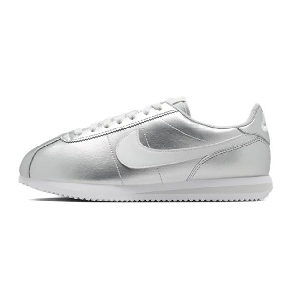 NIKE ナイキ Cortez シルバー コルテッツ IR0042-001 銀 スニーカー シューズ レディース