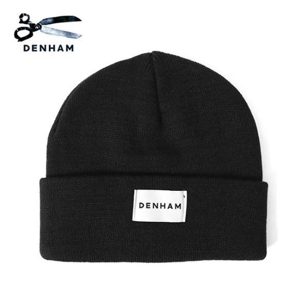 DENHAM デンハム ロゴ ニット帽 Collins Beanie AB ビーニー 帽子