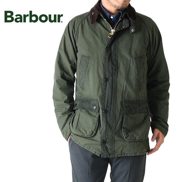 注目ブランドジャケット/アウターBarbour バブアー ウォッシュド スリムフィット ビデイル オイルドジャケット MWX1015 セージ メンズ