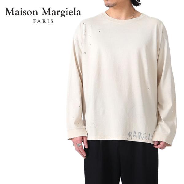 美品 メゾン マルジェラ クリーム Tシャツ リブ付ラウンドネック （34) a 楽天市場】【全品ポイント10倍】MM6 MAISON MARGIELA エムエム