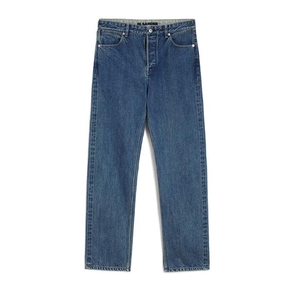 美品　Drawer ブリーチ　タックワイドデニム　ブラミンク ジルサンダー TIME SALE] JIL SANDER+ ジルサンダープラス ウォッシュドブリーチ