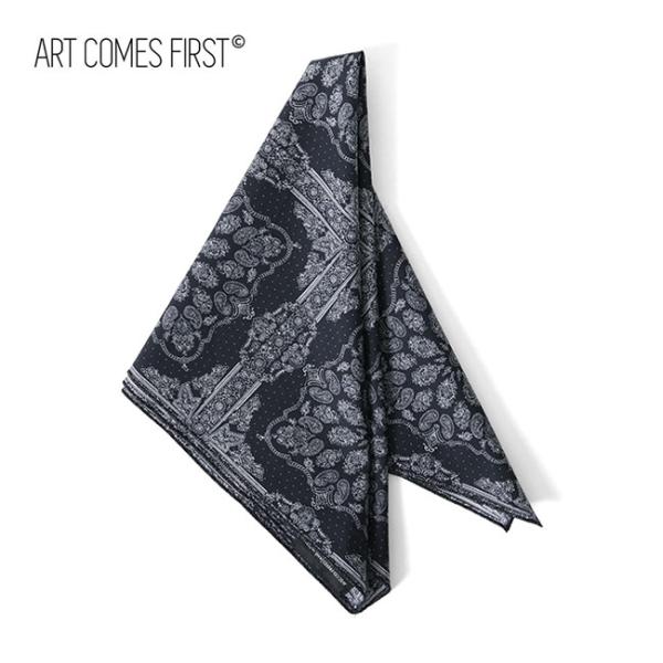 ART COMES FIRST アートカムズファースト ペイズリー柄 バンダナ REBEL
