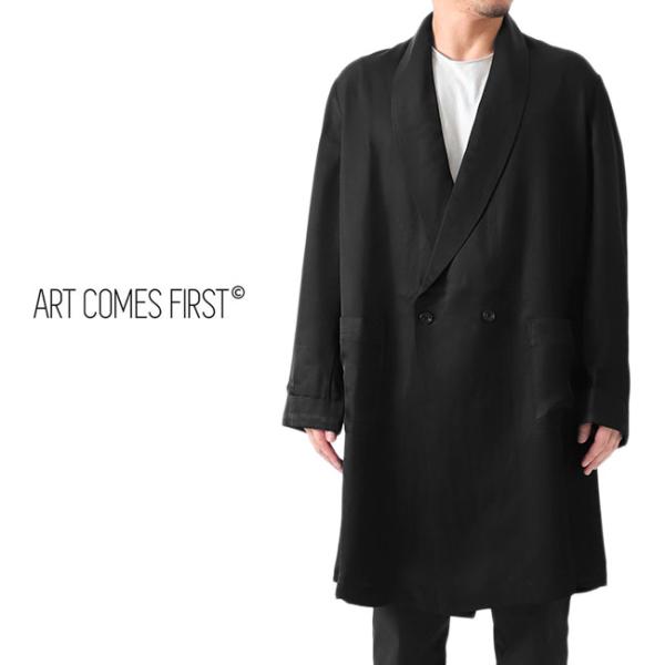SALE] ART COMES FIRST アートカムズファースト サテン 着物ローブ 