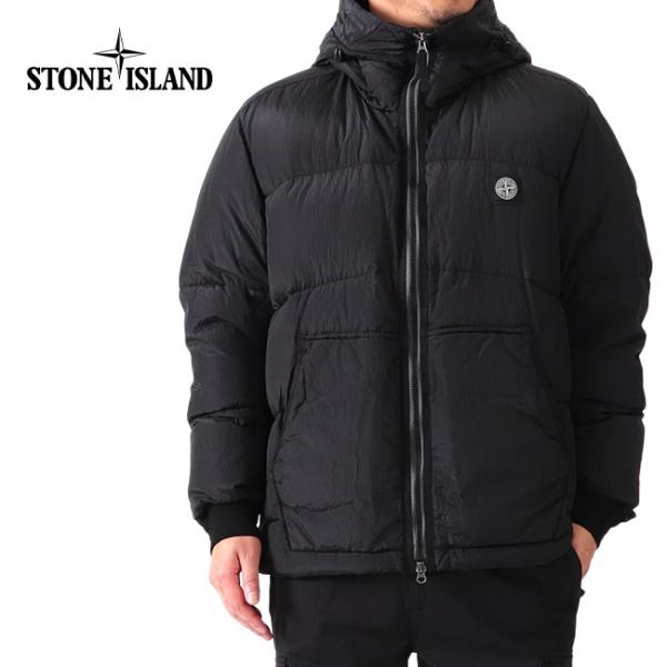 Stone Island ストーンアイランド 胸ロゴ ナイロンメタル フード付き ダウンジャケット 711540532 メンズ