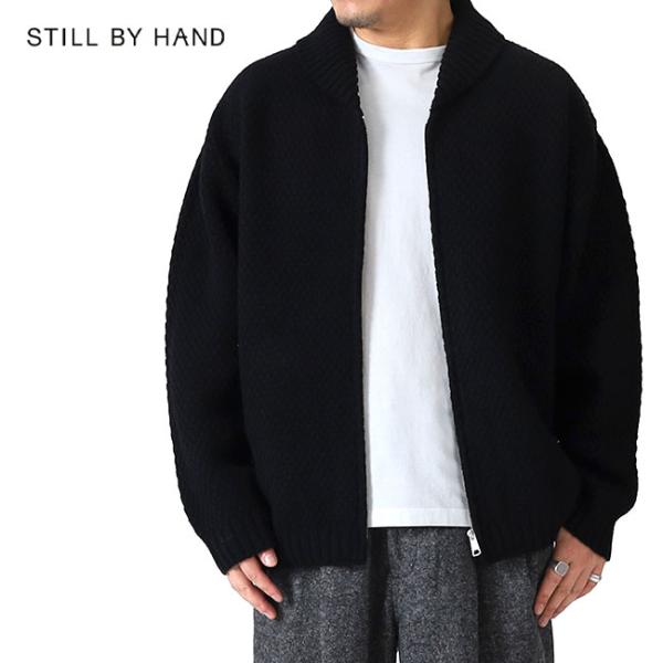 Still By Hand スティルバイハンド 5ゲージ ショールカラー ウール