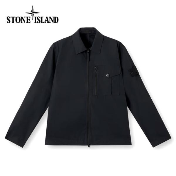 STONE  GHOST ブルゾン ジャケット Mサイズ ブラック STONE ISLAND - 【STONEISLAND】GHOST PIECE コットンジャケット