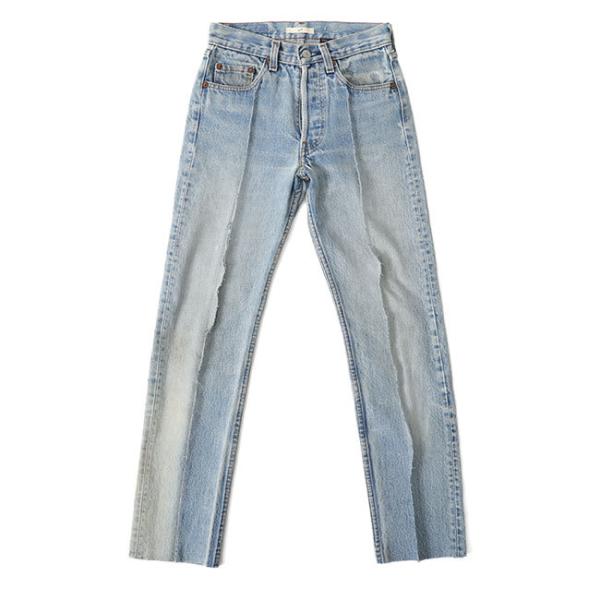 リメイクジーンズ 14.5oz テーパードストレート ジーンズ リメイク加工 FN-3009R