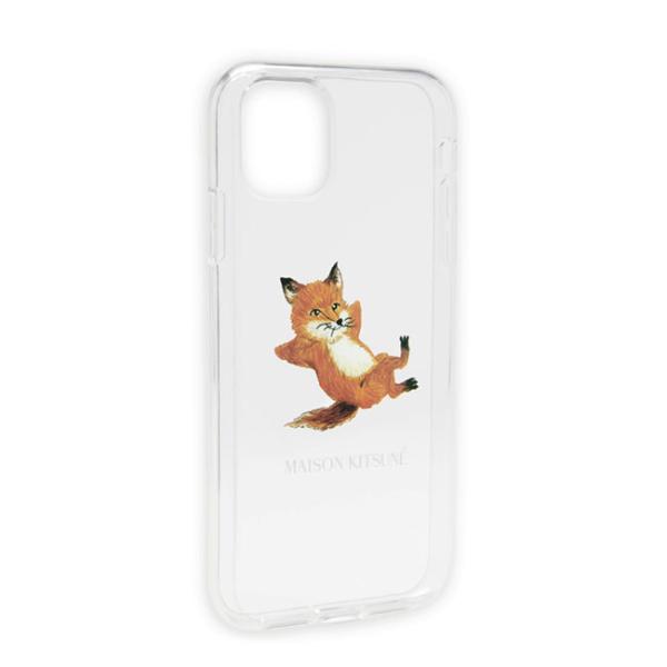 メゾンキツネ　スマホケース　クリア　iPhone12 iPhone12PRO MAISON KITSUNÉ - 【IPHONE 12/12PRO】対応ケース - CHILLAX FOX