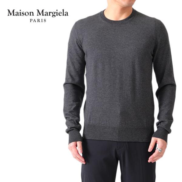 Maison Margiela メゾンマルジェラ エルボーパッチ ウールセーター 肘当て メンズ