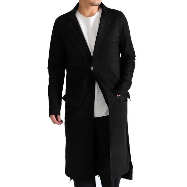 Giorgio Brato ジョルジオブラット レザー ロングコート Gu18s8607g チェスターコート メンズ Khabarbani Com