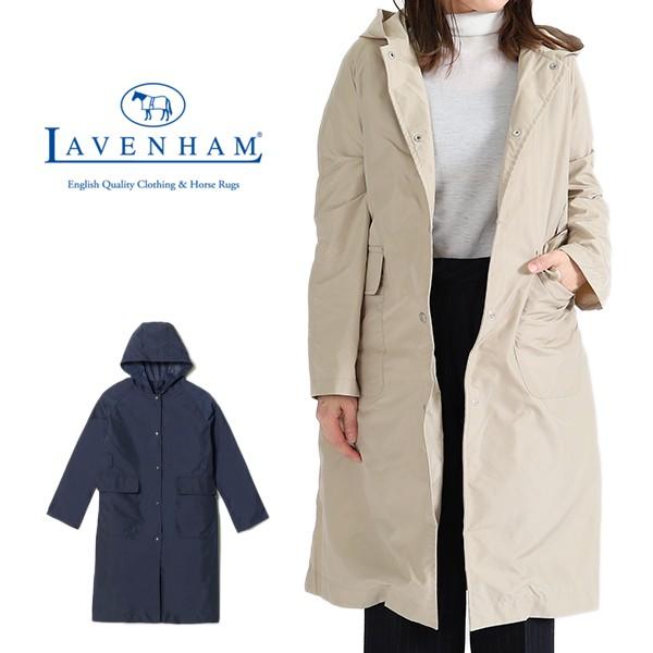 Lavenham ラベンハム フレンプトン Flempton フード付き トレンチ