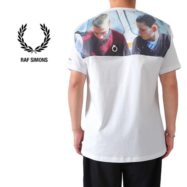 希少　RAF SIMONS フォトプリント Tシャツ FRED PERRY（フレッドペリー） Fred Perry by RAF SIMONS ラフシモンズ